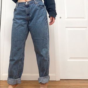 vintage levi high waisted mom jeans